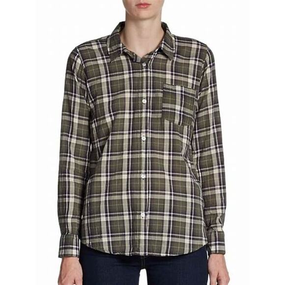 Rails Devyn Green Plaid Button-Up Shirt Size XS - Picture 1 of 7